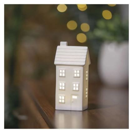 LED-juldekoration LED/CR2032 litet hus
