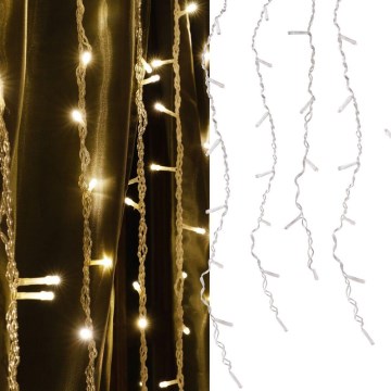 LED julgardin ESTELLA 47xLED/8 funktioner 3,5 m varmvitt