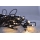 LED julkedja för utomhusbruk 50xLED/8 funktioner/3xAA 8m IP44 varm vit