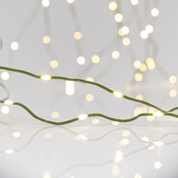 LED julkedja för utomhusbruk LINE 700xLED/8 funktioner 40 m IP44 varm vit