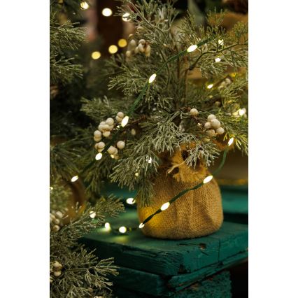 LED julkedja för utomhusbruk LINE 700xLED/8 funktioner 40 m IP44 varm vit