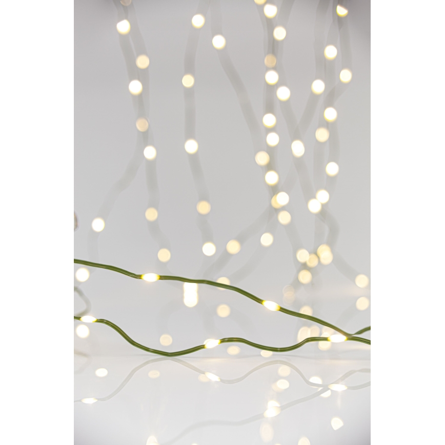 LED julkedja för utomhusbruk LINE 700xLED/8 funktioner 40 m IP44 varm vit