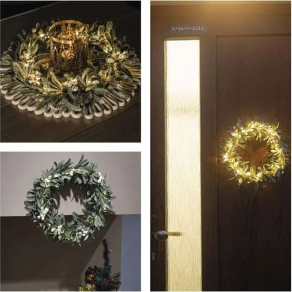 LED-julkrans 25xLED/3xAA Ø 35 cm