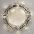 LED julkrans 30xLED/3xAA Ø 40 cm varmvit krans/silver