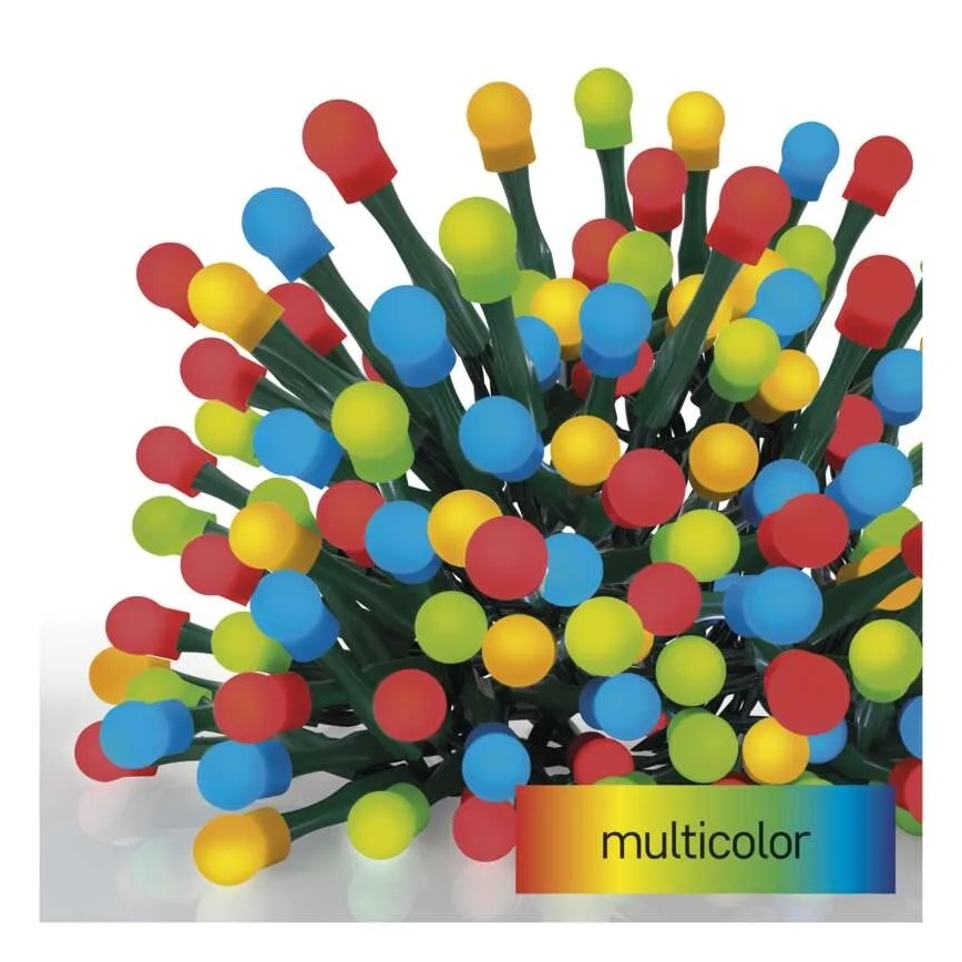 LED-julljusslinga 480 LED / 8 funktioner, 53 m, IP44, multicolor