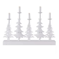 LED julljusstake LED/2xAA vit