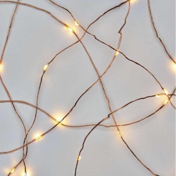 LED julslinga 20xLED/2,4m varmvit