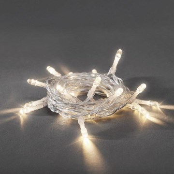 LED julslinga 20xLED/2xAA 3,35m
