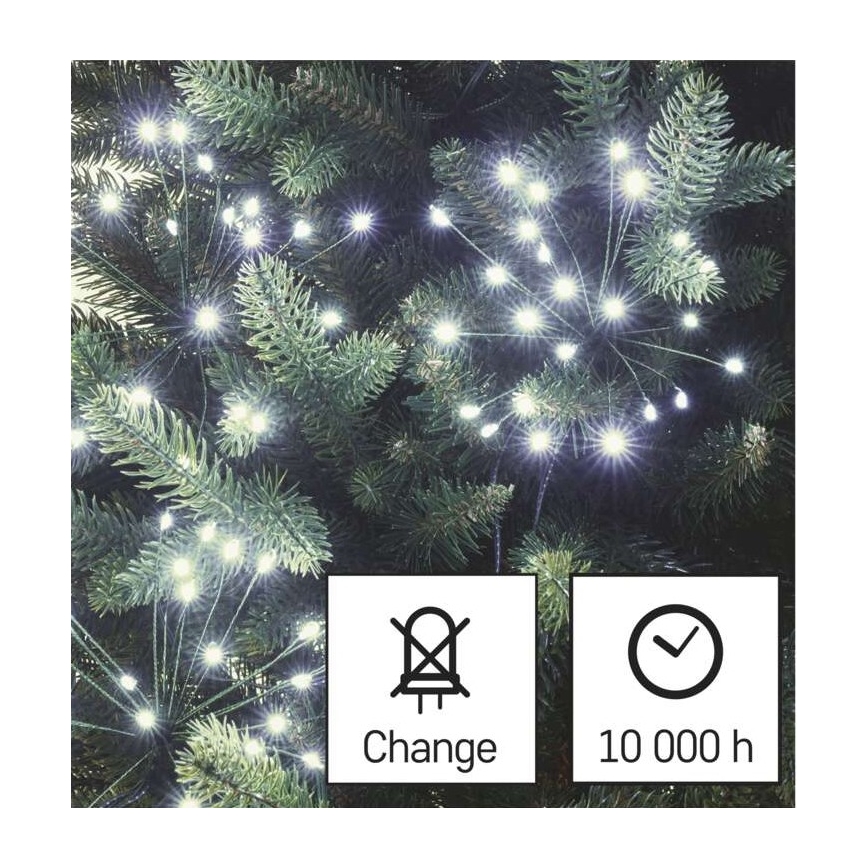 LED-julslinga 300 LED / 8,2 m – kallvit