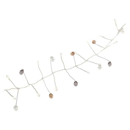 LED-julslinga 40xLED/3xAA 1,5 m varmvit