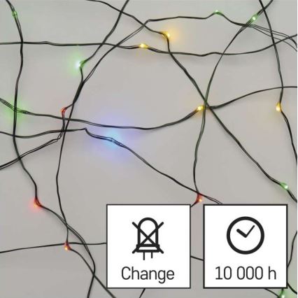LED julslinga för utomhusbruk 150xLED/20m IP44 flerfärgad