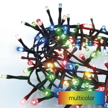 LED-julslinga för utomhusbruk 300xLED/11m IP44 flerfärgad