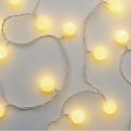 LED julslinga för utomhusbruk 40xLED/9m IP44 varmvit