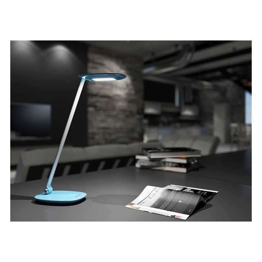 LED ljusreglerad bordslampa s USB MOANA LED/6W/230V rosa