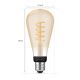 LED ljusreglerad glödlampa  Philips Hue WHITE AMBIANCE ST72 E27/7W/230V 2200-4500K