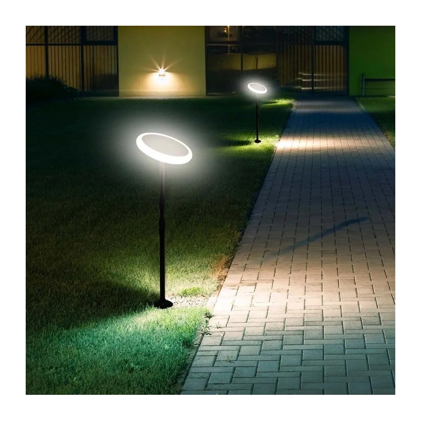 LED Justerbar solcellslampa GARDEN LED/8W/5V 60-129 cm 4000K IP65 2000 mAh