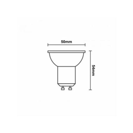 LED Keramik glödlampa GU10/9,5W/230V 4000K