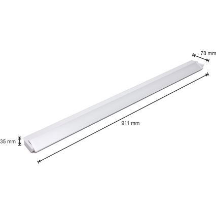 LED köksbelysning bänk LED/15W/230V vit