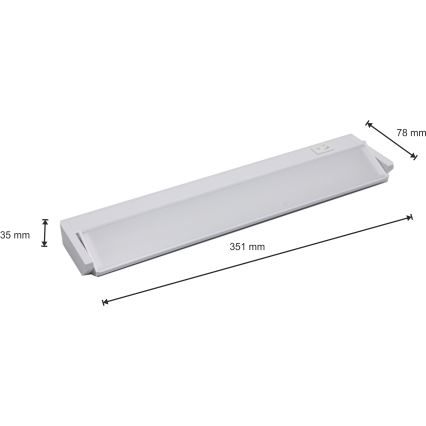 LED köksbelysning bänk LED/5W/230V Vit