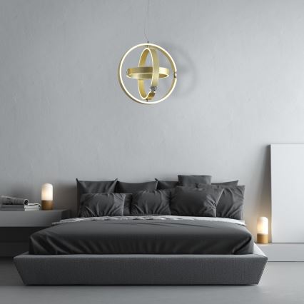 LED Kristallkrona med snöre SIRIUS LED/80W/230V