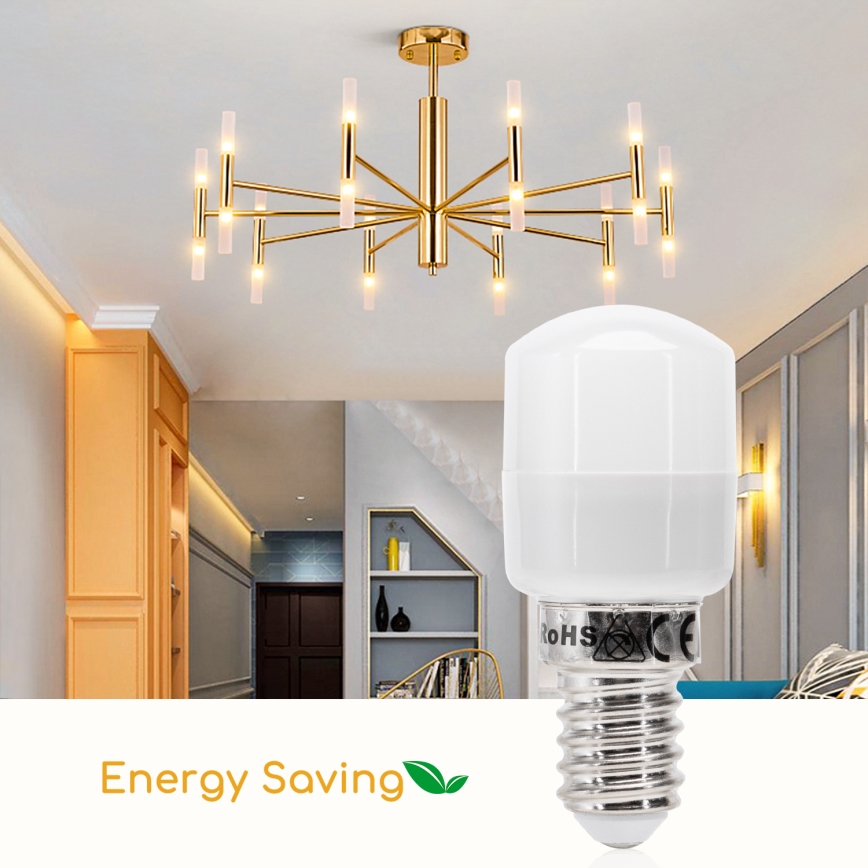 LED kylskåpsglödlampa T26 E14/2,5W/230V 3000K - Aigostar