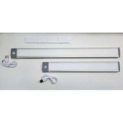 LED Uppladdningsbar möbelbelysning med sensor LED/2,5W/5V USB 800 mAh 4200K 32,5 cm