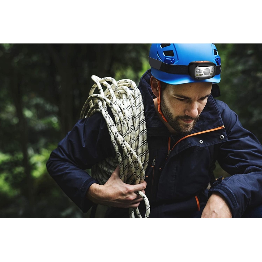 LED Laddningsbar Strålkastare med rött ljus LED/3W/5V