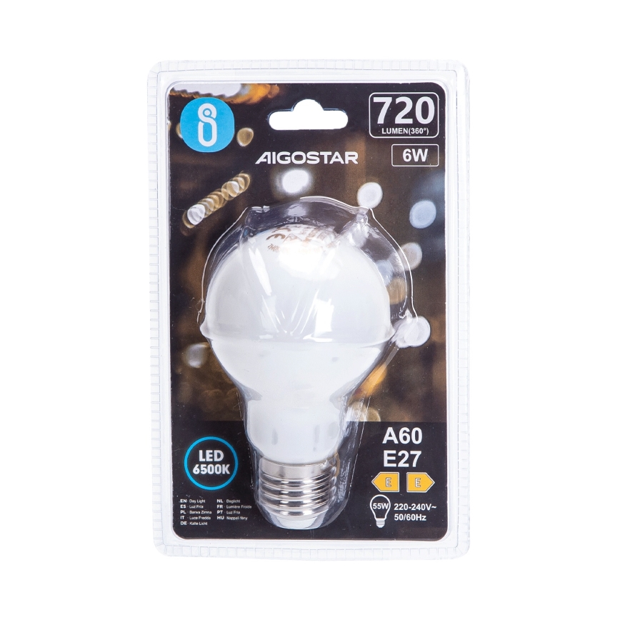LED-lampa A60 E27/6W/230V 6500K 330° - Aigostar