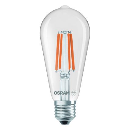 LED-lampa CLASSIC FILAMENT E27/6,5W/230V 4000K - Osram