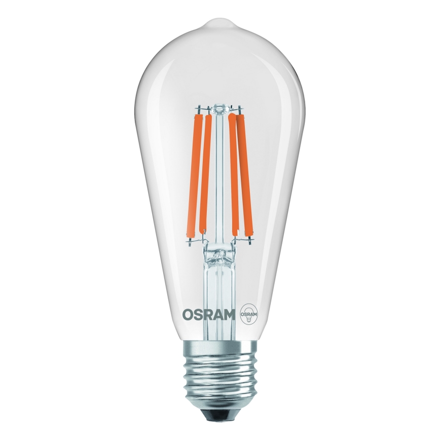 LED-lampa CLASSIC FILAMENT E27/6,5W/230V 4000K - Osram