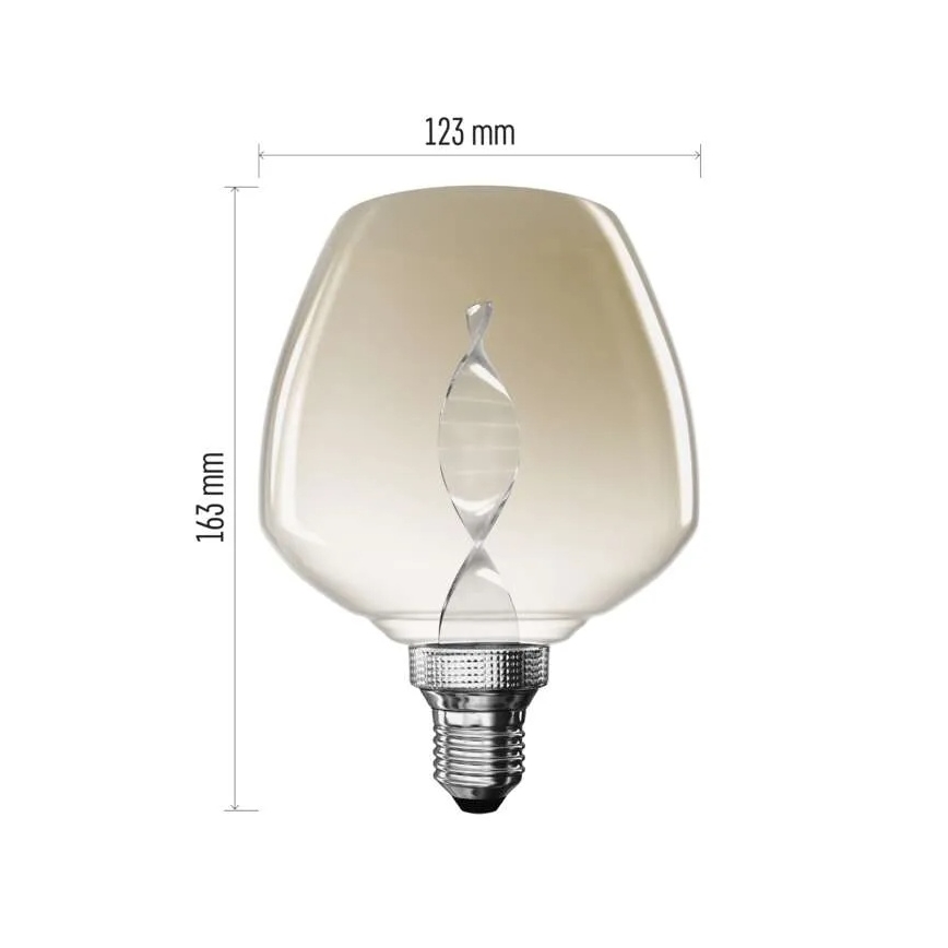 LED-lampa DECO VINTAGE S123 E27/3,5W/230V 1800K