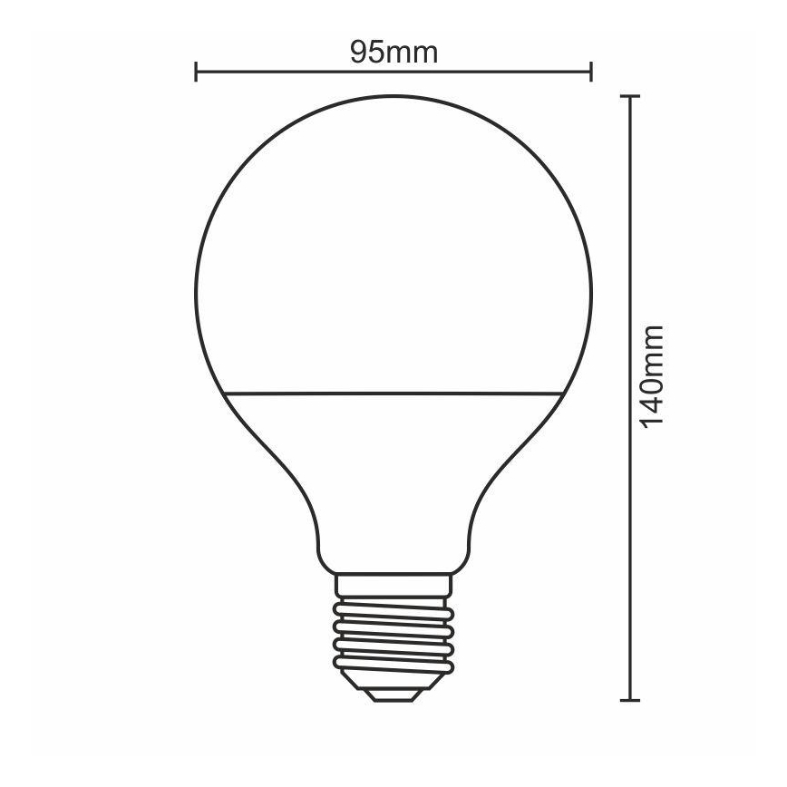 LED-lampa E27/18W/165-265V 4000K