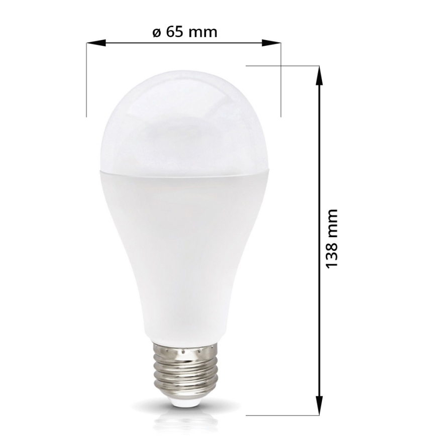 LED-lampa E27/18W/230V 4000K