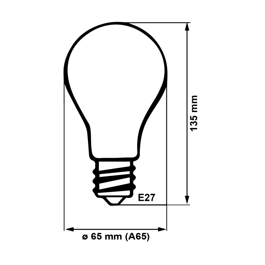 LED-lampa E27/18W/230V 4200K