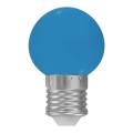 LED-lampa E27/1W/230V 5500-6500K blå