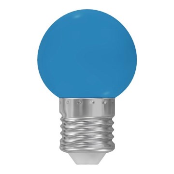 LED-lampa E27/1W/230V 5500-6500K blå