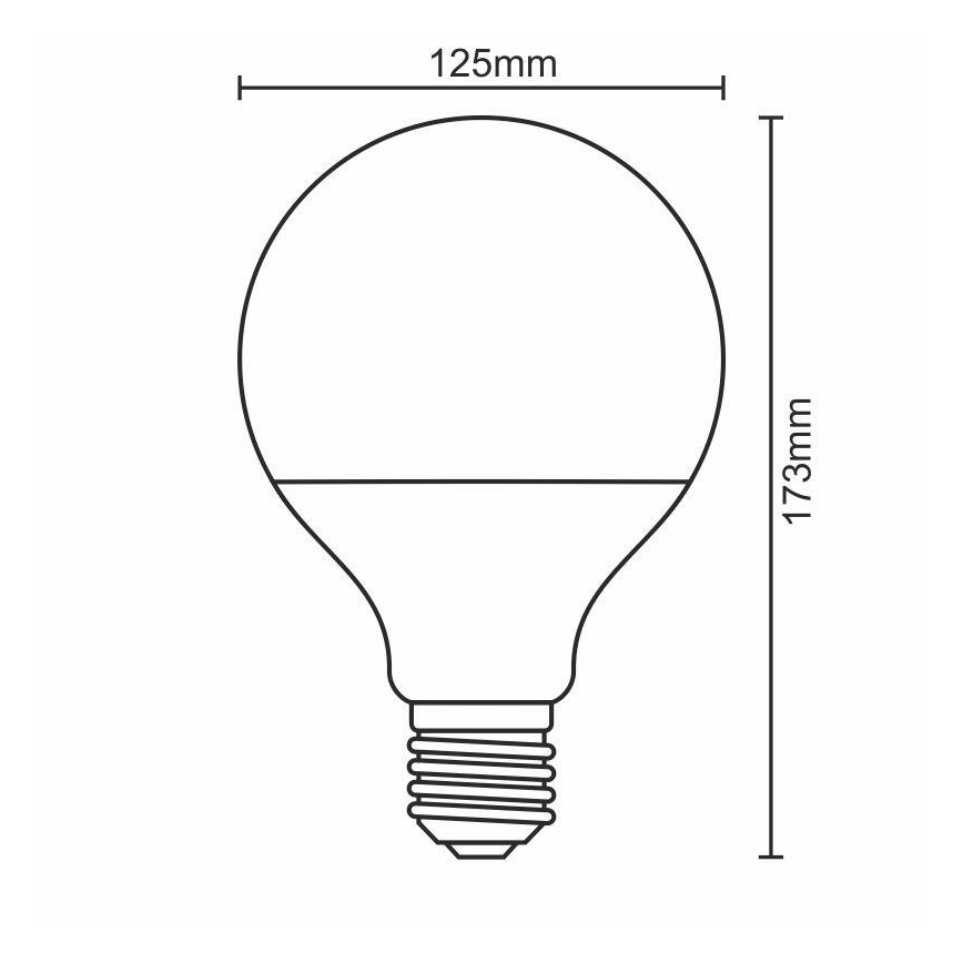 LED-lampa E27/20W/165-265V 4000K