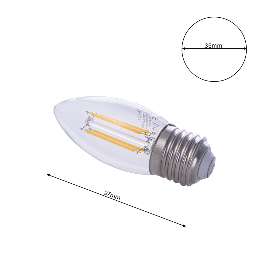 LED-lampa FILAMENT E27/4W/230V 2700K