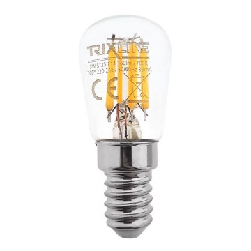 LED-lampa FILAMENT VINTAGE ST25 E14/3W/230V 2700K