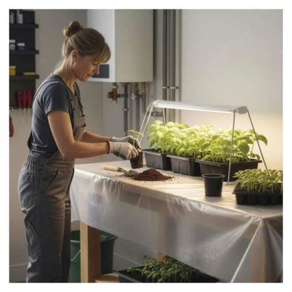 LED-lampa för inomhusodling GROW LED/15W/230V