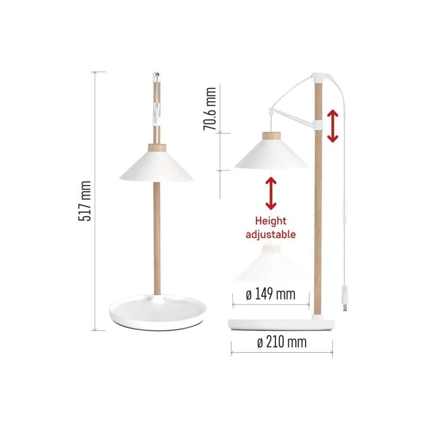 LED-lampa för inomhusodling GROW LED/7W/5V