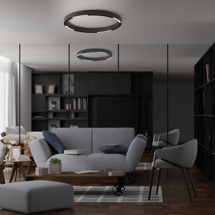 LED-lampa För skensystem MAGNETIC TRACK LED/10W/48V 4000K svart