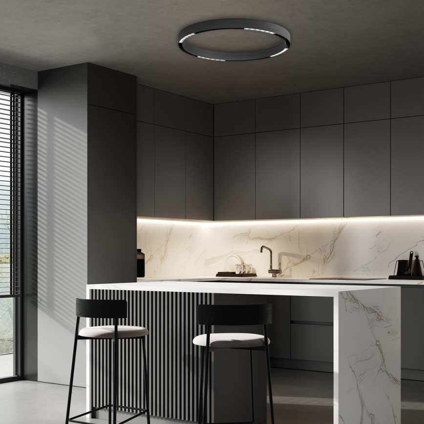 LED-lampa För skensystem MAGNETIC TRACK LED/6W/48V 4000K svart