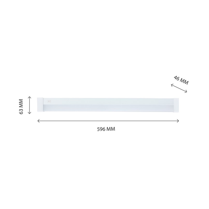 LED lampa för undersidan av köksskåp AQUATICA LED/15W/230V 3000K IP44