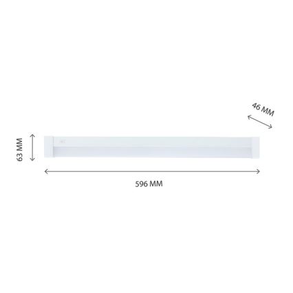 LED lampa för undersidan av köksskåp AQUATICA LED/15W/230V 6000K IP44