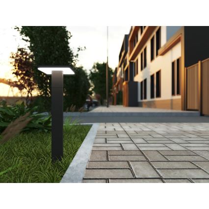 LED-lampa för utomhusbruk BARI LED/10W/230V 4000K 60 cm IP54 antracit