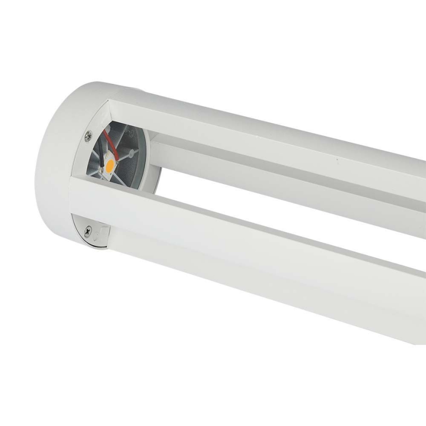 LED-lampa för utomhusbruk LED/10W/230V 80cm 3000K IP65 vit
