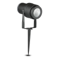 LED-lampa för utomhusbruk LED/12W/100-240V IP65 4000K svart