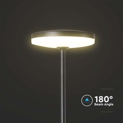 LED-lampa för utomhusbruk LED/12W/230V 3000K IP65 antracit