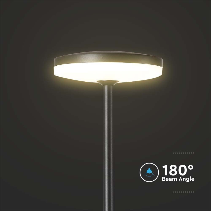 LED-lampa för utomhusbruk LED/12W/230V 4000K IP65 antracit